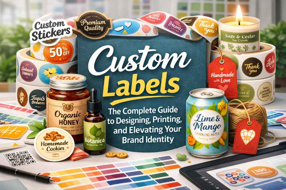 Custom Labels: The Complete Guide to Designing, Printing, and Elevating Your Brand Identity