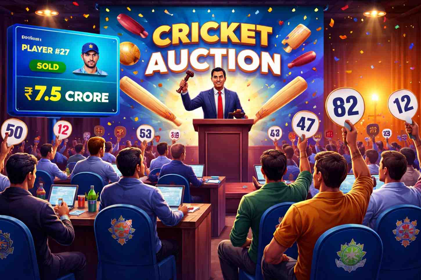 cricket auction