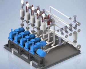 chemical dosing skid